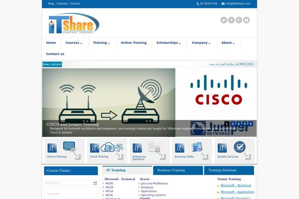 ParkCollege theme site design template sample