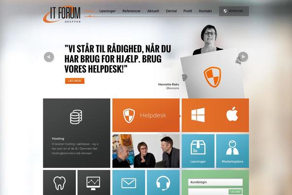 itf.dk site used Erhvervshjemmesider-child