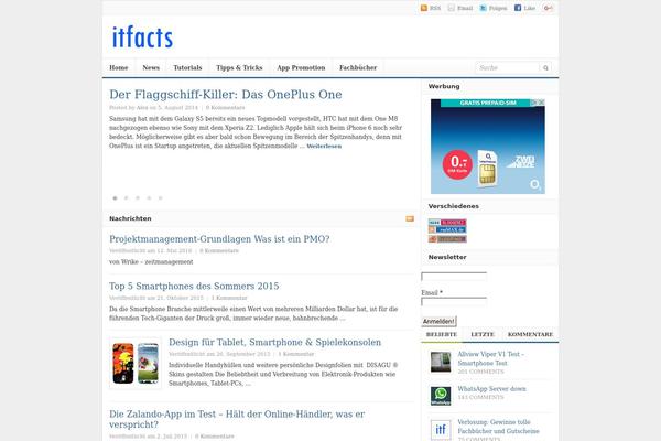 Daily theme site design template sample