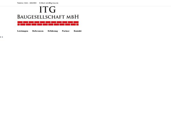 itg-bau.de site used Buildico