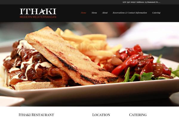 Nosh theme site design template sample