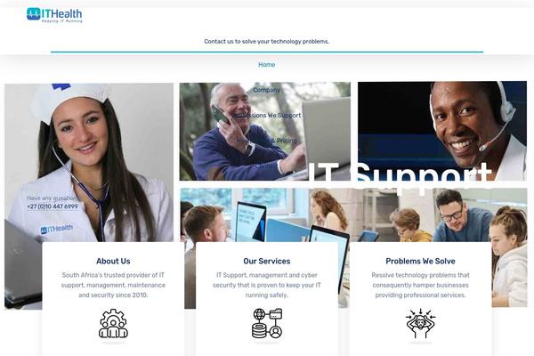 Nanosoft website example screenshot
