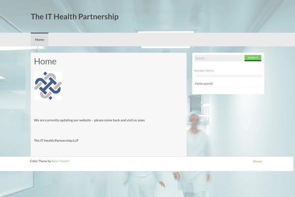 Coller theme site design template sample