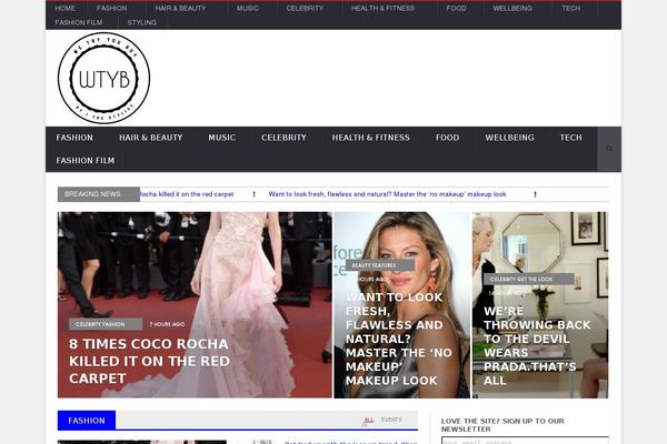NovoMag theme site design template sample