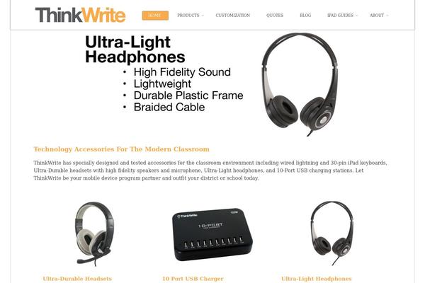 Site using WordPress Thumbnail Slider plugin