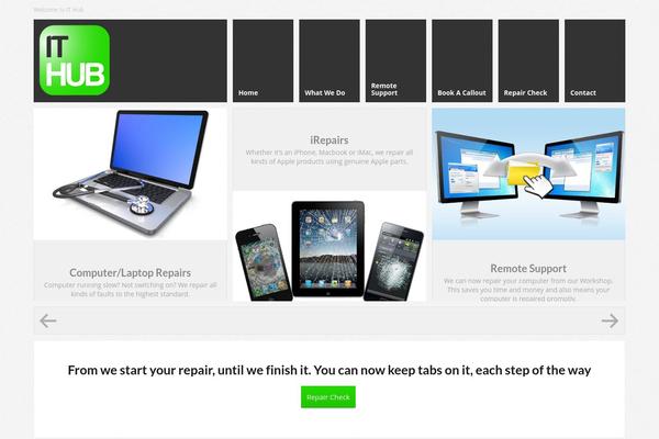 Metro theme site design template sample