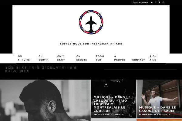 15Zine theme site design template sample