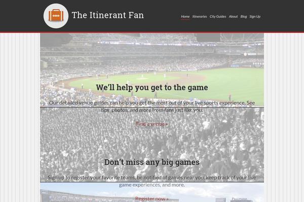 itinerantfan.com site used Agility
