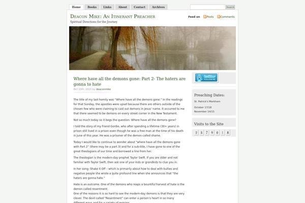 Misty Look theme site design template sample