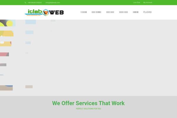 Seohub theme site design template sample