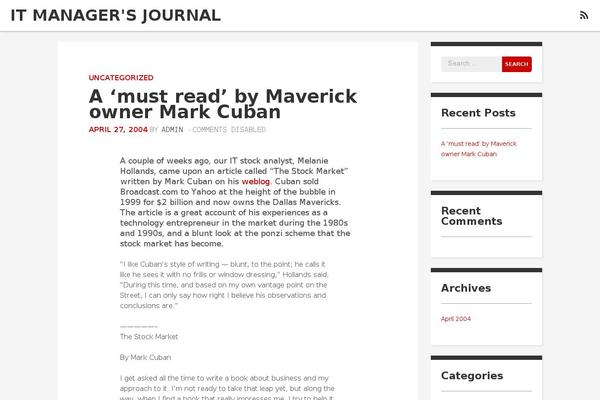 itmanagersjournal.com site used TechNerd