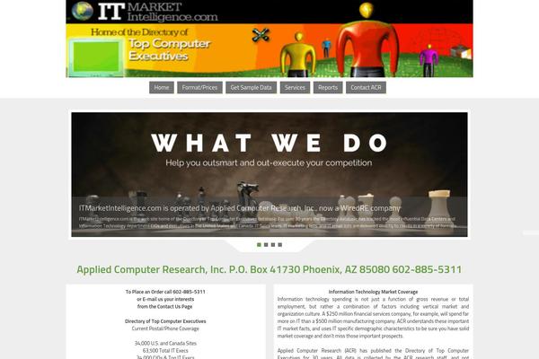 Parabola theme site design template sample