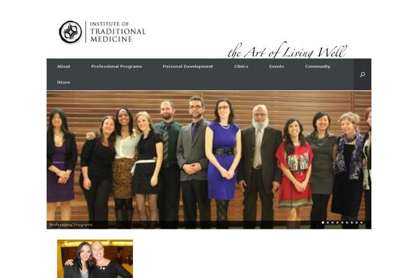 Vantage theme site design template sample