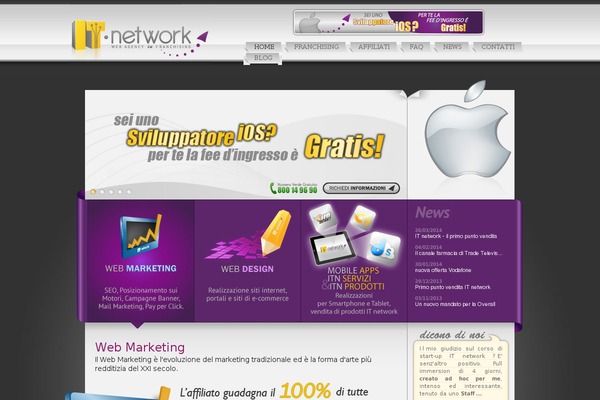 Mobileworld theme site design template sample