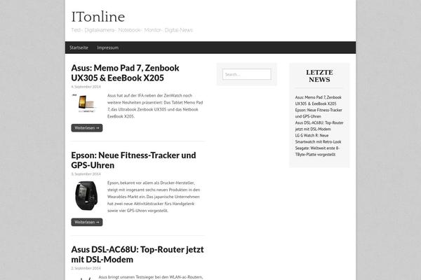 Magazine Premium theme site design template sample