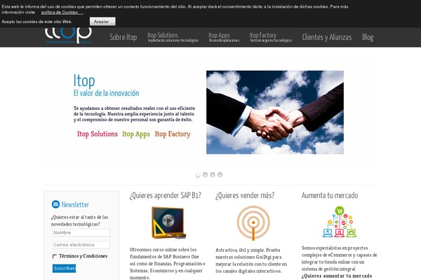 itop.es site used Yoo_expo_wp