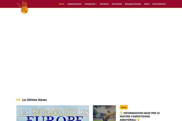 Site using Themeum-soccer plugin