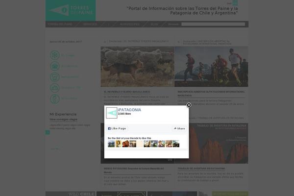 Site using Facebook Page Promoter Lightbox plugin