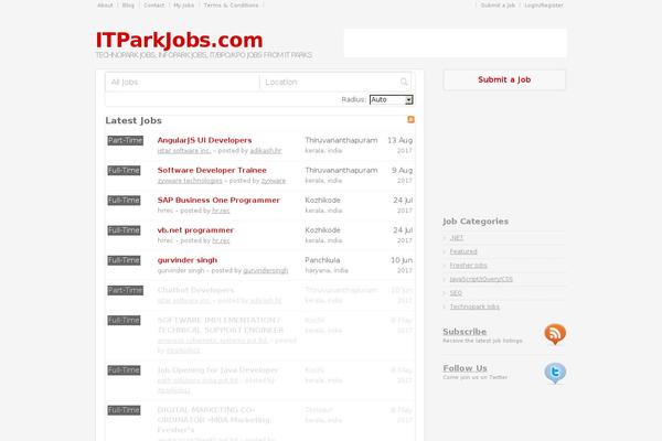Jobroller theme site design template sample