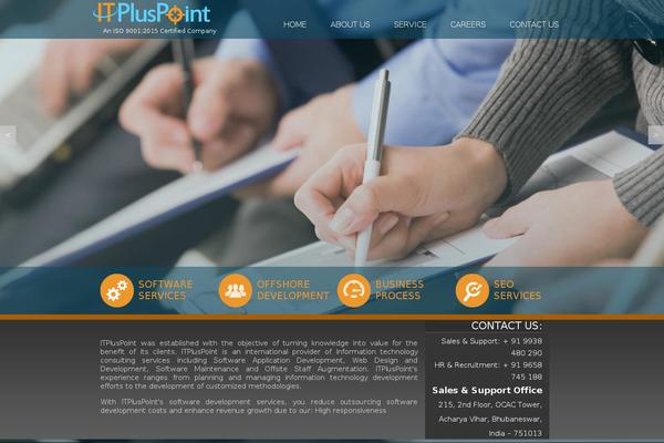 Site using Accordion-Wp plugin