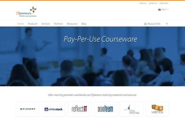 Site using Woopack plugin