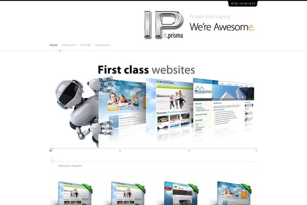Site using SlideDeck 1 Lite Content Slider plugin