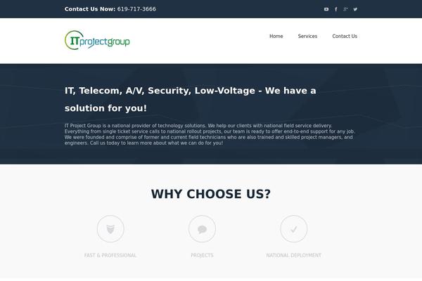 itprojectgroup.com site used Cw-business-lite
