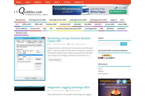 MesoColumn theme site design template sample