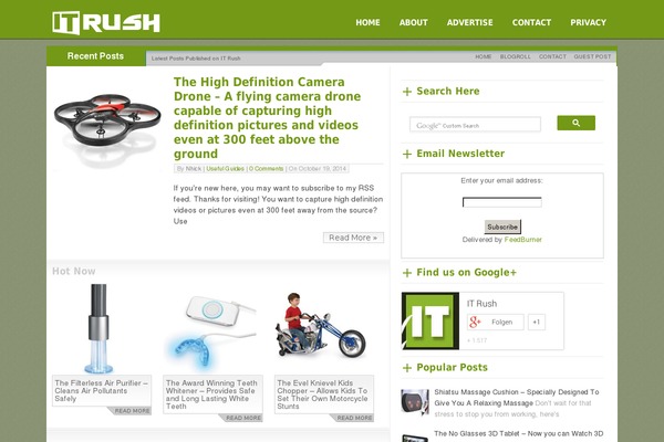 Blocksy theme site design template sample