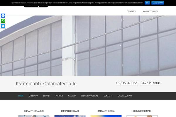 Site using Lead Call Buttons plugin
