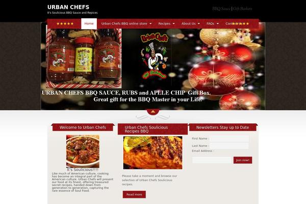 The Restaurant theme site design template sample