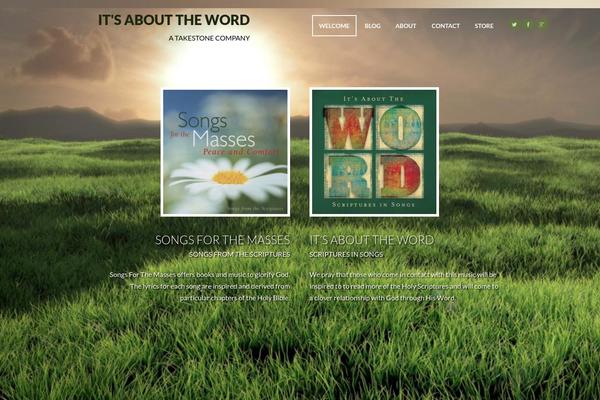 Music theme site design template sample