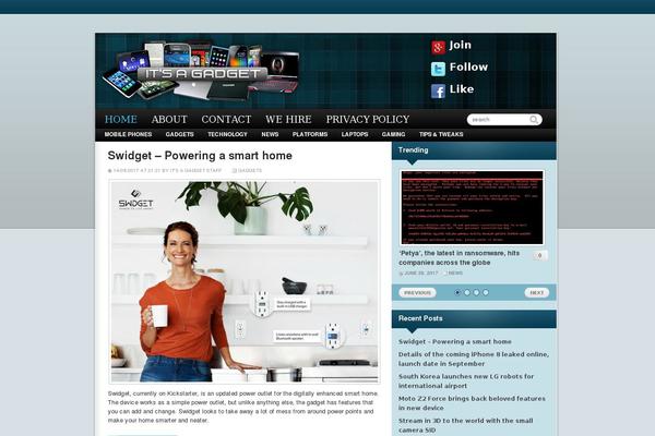 Wpzoom-indigo theme site design template sample
