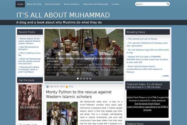 itsallaboutmuhammad.com site used Basicbold
