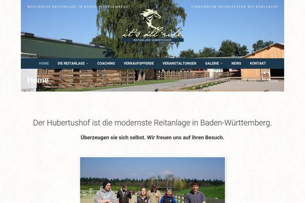 Equestrian theme site design template sample