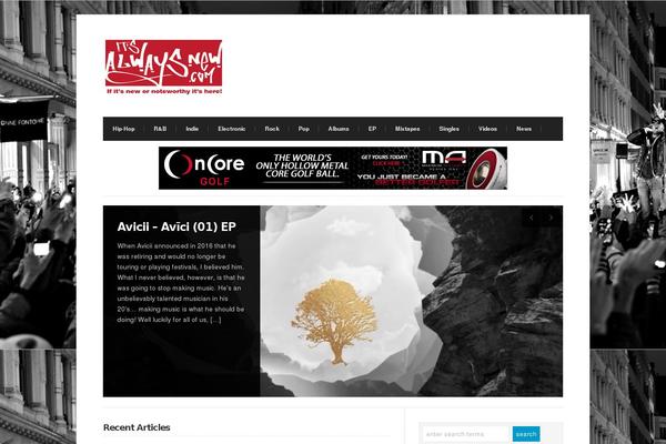 Wp-radiance101 theme site design template sample