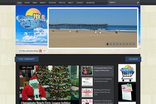 Continuum theme site design template sample