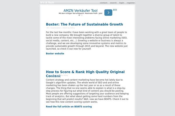 Ta theme site design template sample