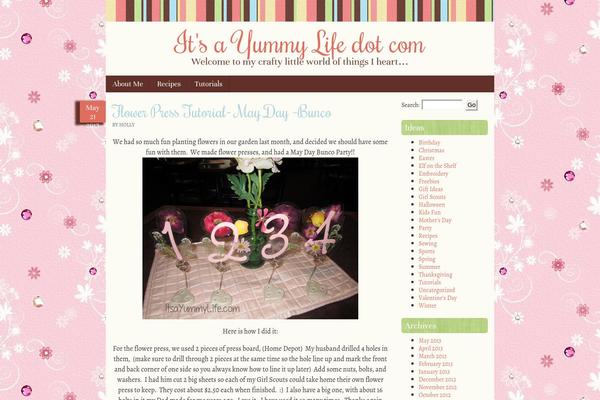 Scrappy theme site design template sample