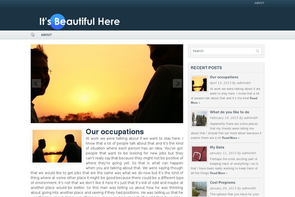 itsbeautifulhere.net site used Initiate