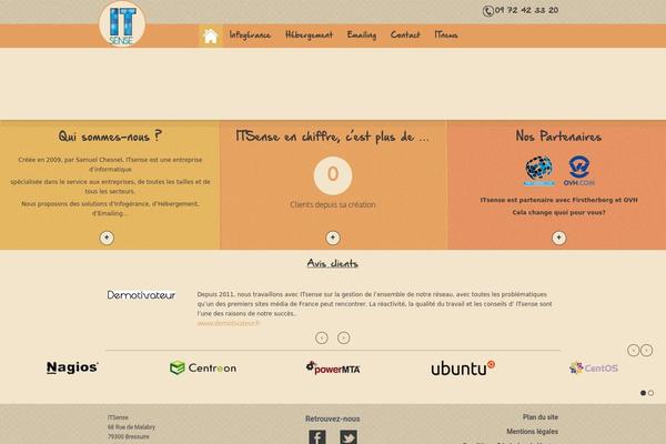 WordPress website example screenshot