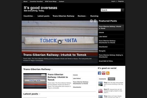 Magazinum theme site design template sample