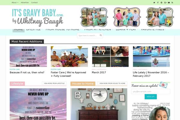 Herald theme site design template sample