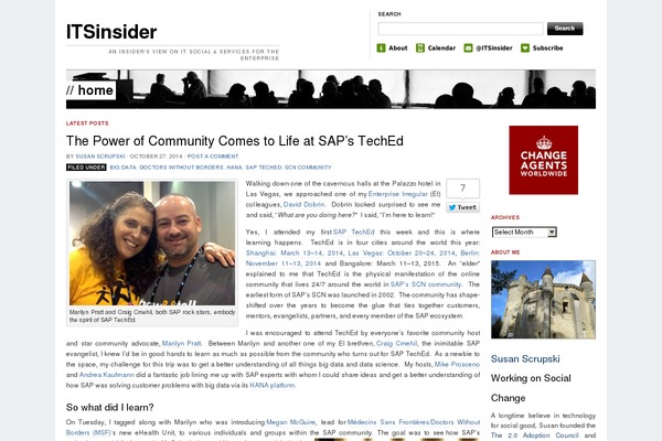 Site using Google Plus Widget plugin