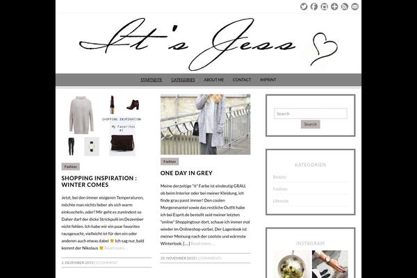 Isabelle theme site design template sample