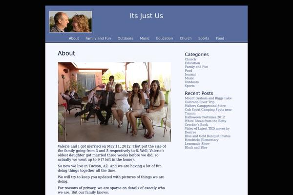 Blogbox theme site design template sample