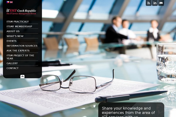 itsmf.cz site used Itsmf