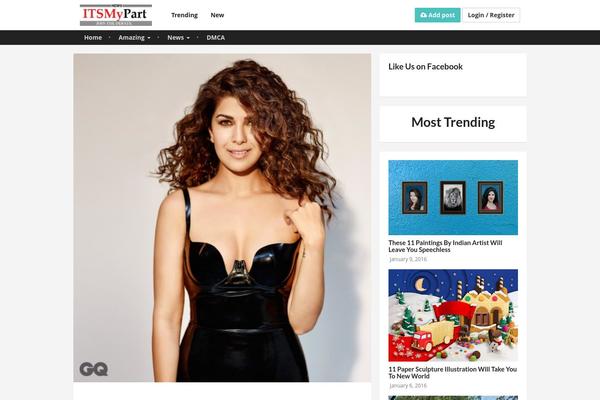 News Mix theme site design template sample