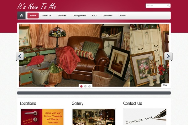 Paradise theme site design template sample