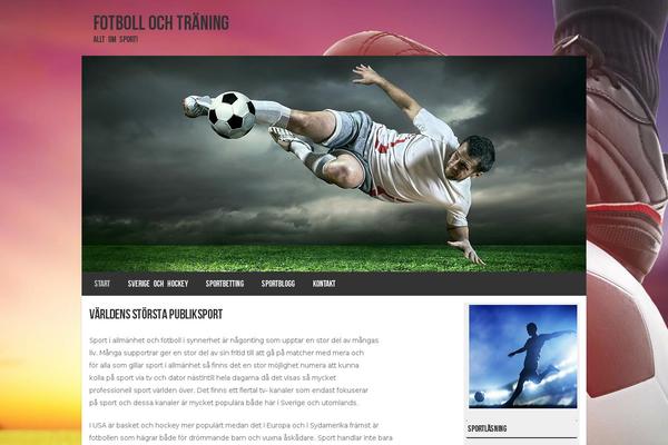 Striker theme site design template sample